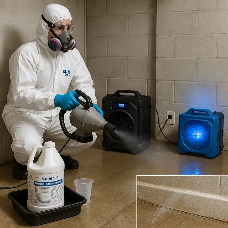 Sanitization and Odor Removal process in Machesney Park, IL